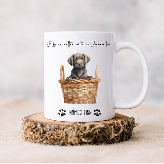 Personalised Labrador Dog Breed Mug
