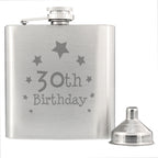 30th Birthday Hip Flask