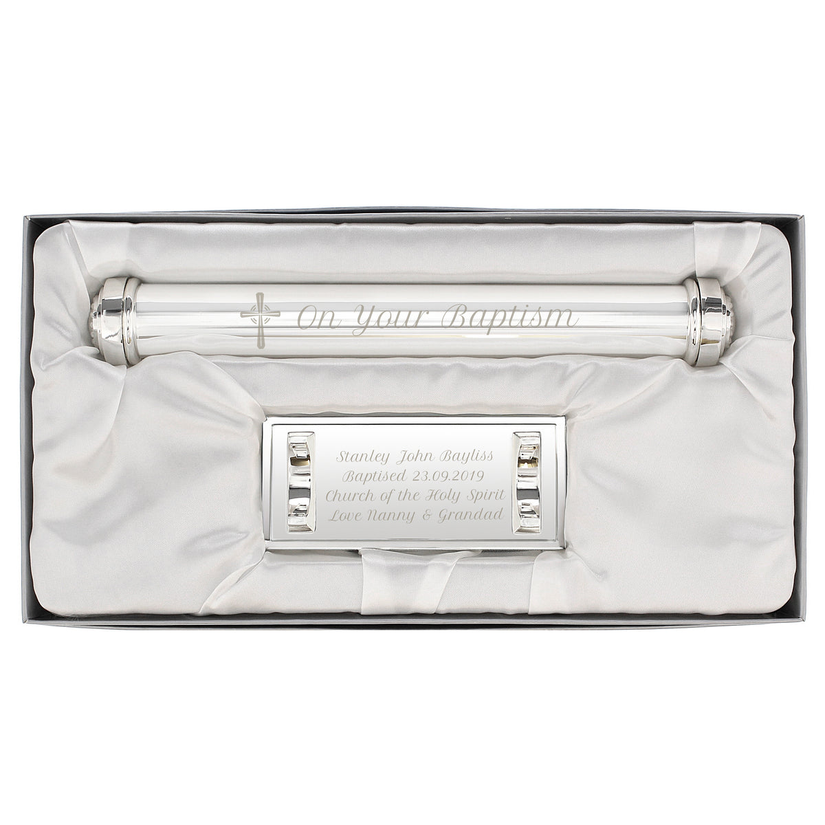 Personalised Cross Certificate Holder