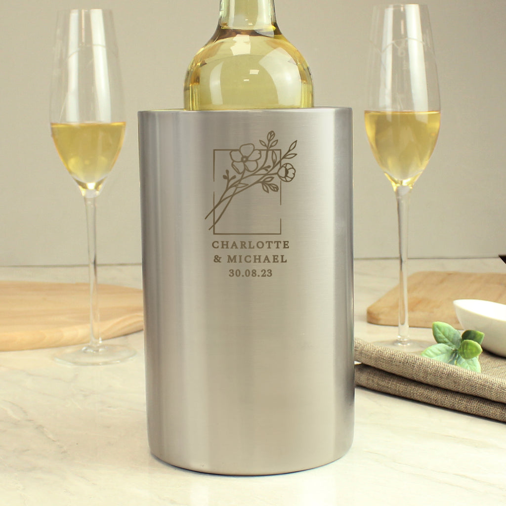 Personalised Botanical Wine Cooler