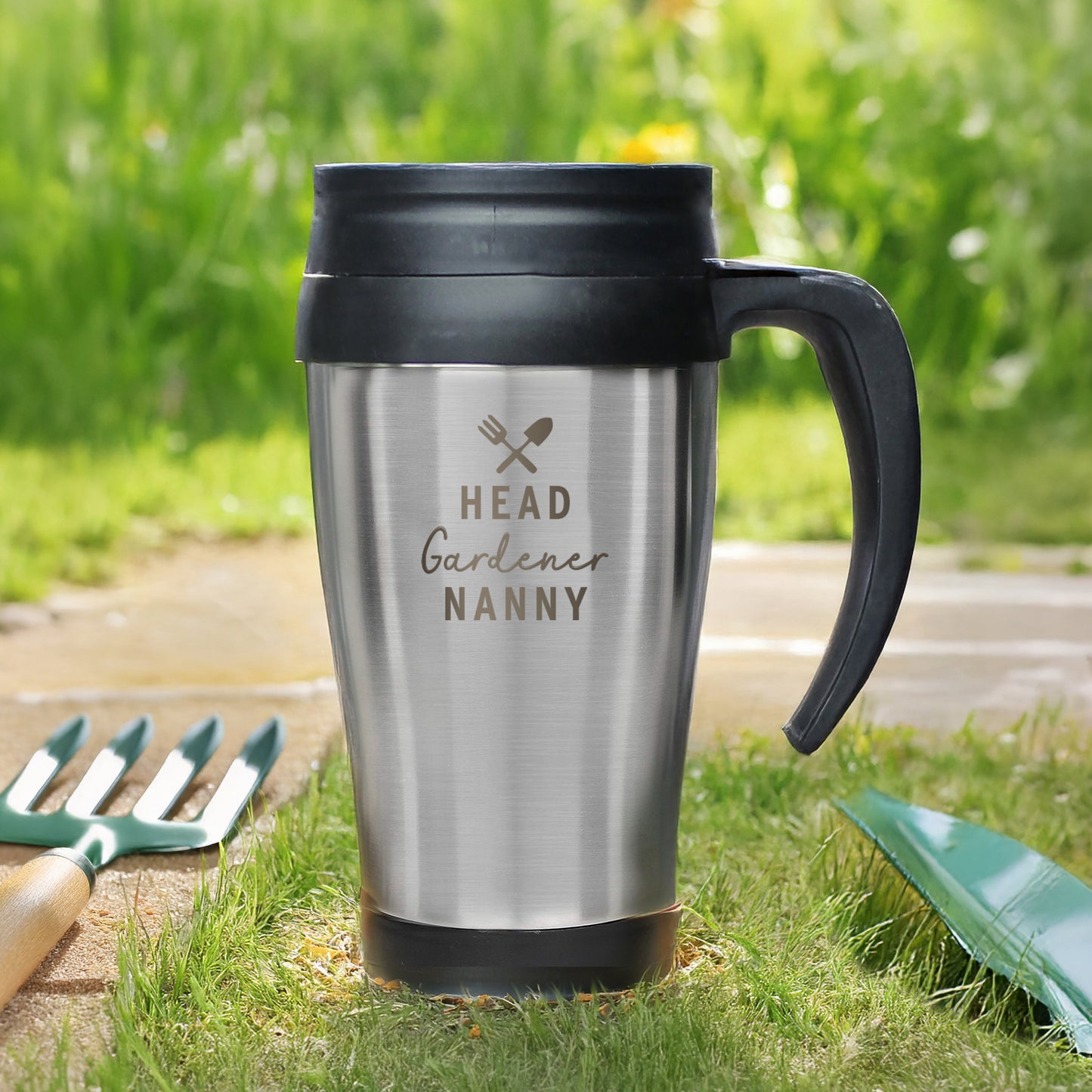 Personalised Head Gardener Travel Mug