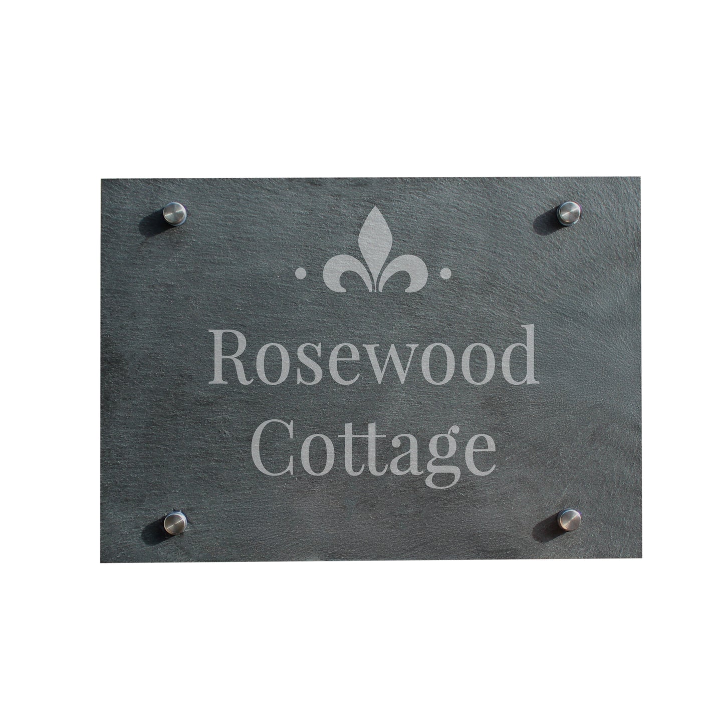 Personalised Ornate Slate House Sign