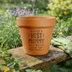 Personalised Worlds Best Terracotta Plant Pot