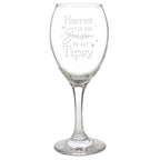 Personalised Tis The Season To Get Tipsy Season Wine Glass