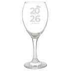 Personalised Class of Graduation Wine Glass