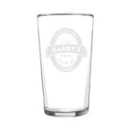 Personalised Beer Label Pint Glass