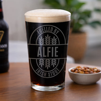 Personalised Brewery Style Pint Glass