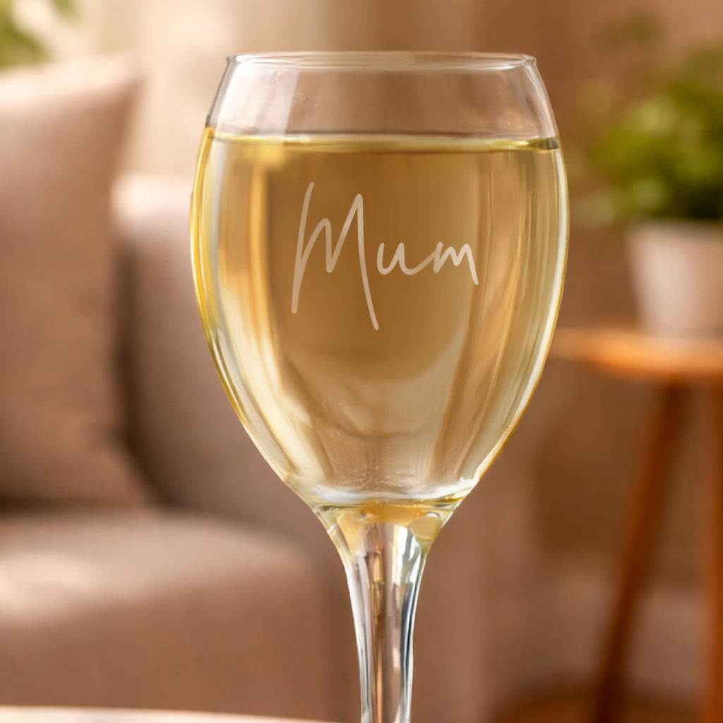 Personalised Name Wine Glass
