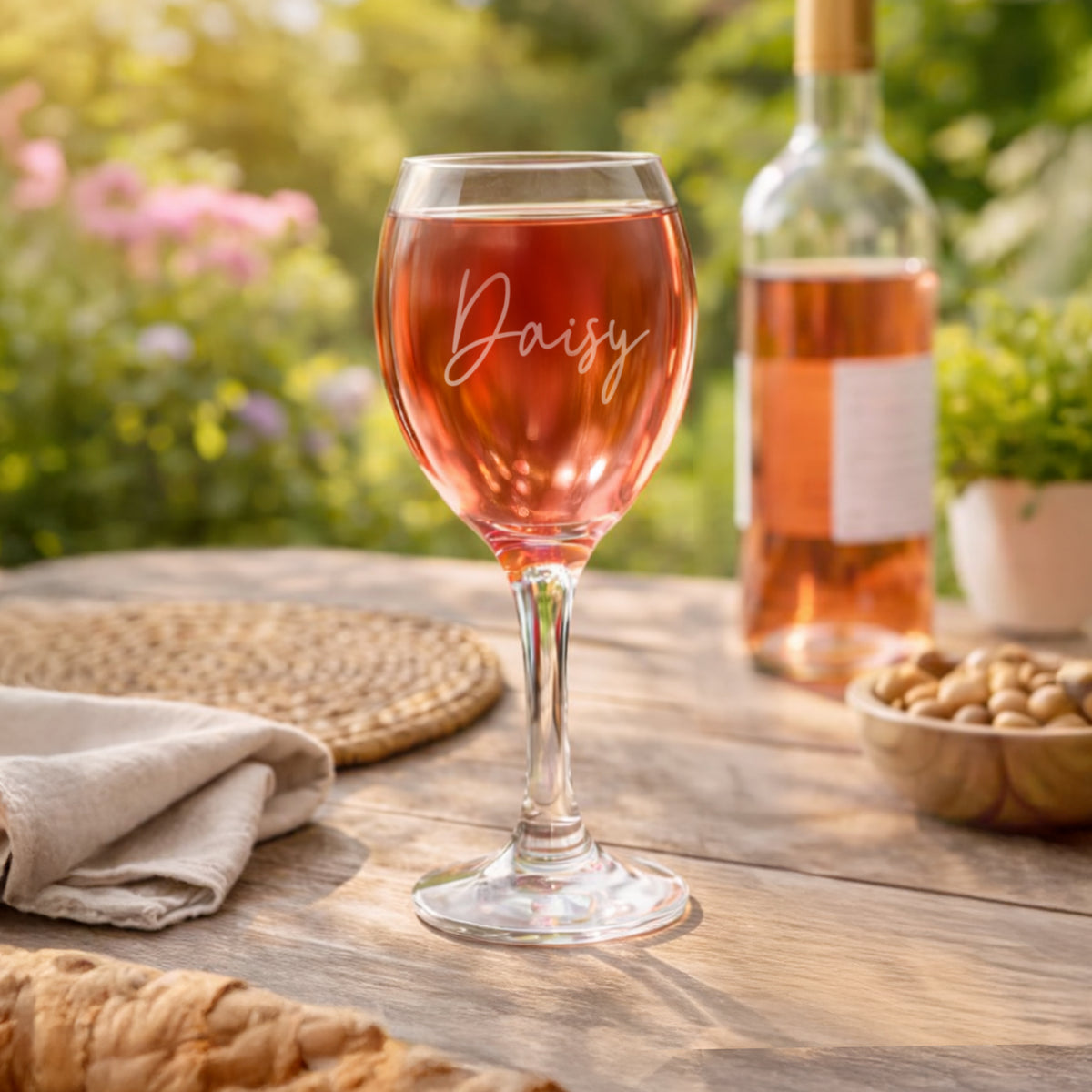 Personalised Name Wine Glass