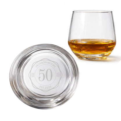 Personalised Base Engraved Big Age Tumbler