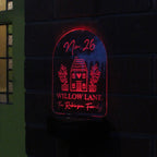 Personalised Home Outdoor Solar Light