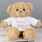 Personalised Pink Name & Message Teddy Bear