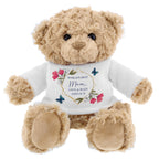 Personalised Geometric Floral Teddy Bear
