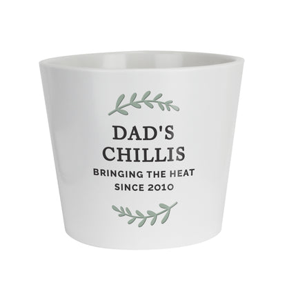 Personalised Wreath Large Plant Pot