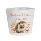 Personalised Hedgehog Large Plant Pot