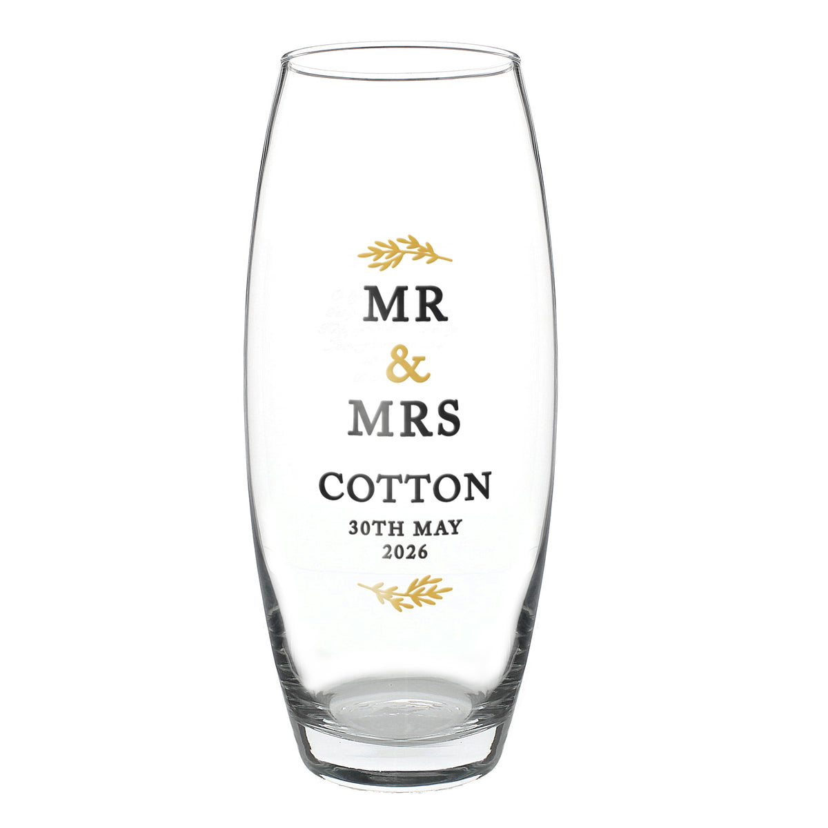 Personalised Couples Bullet Vase