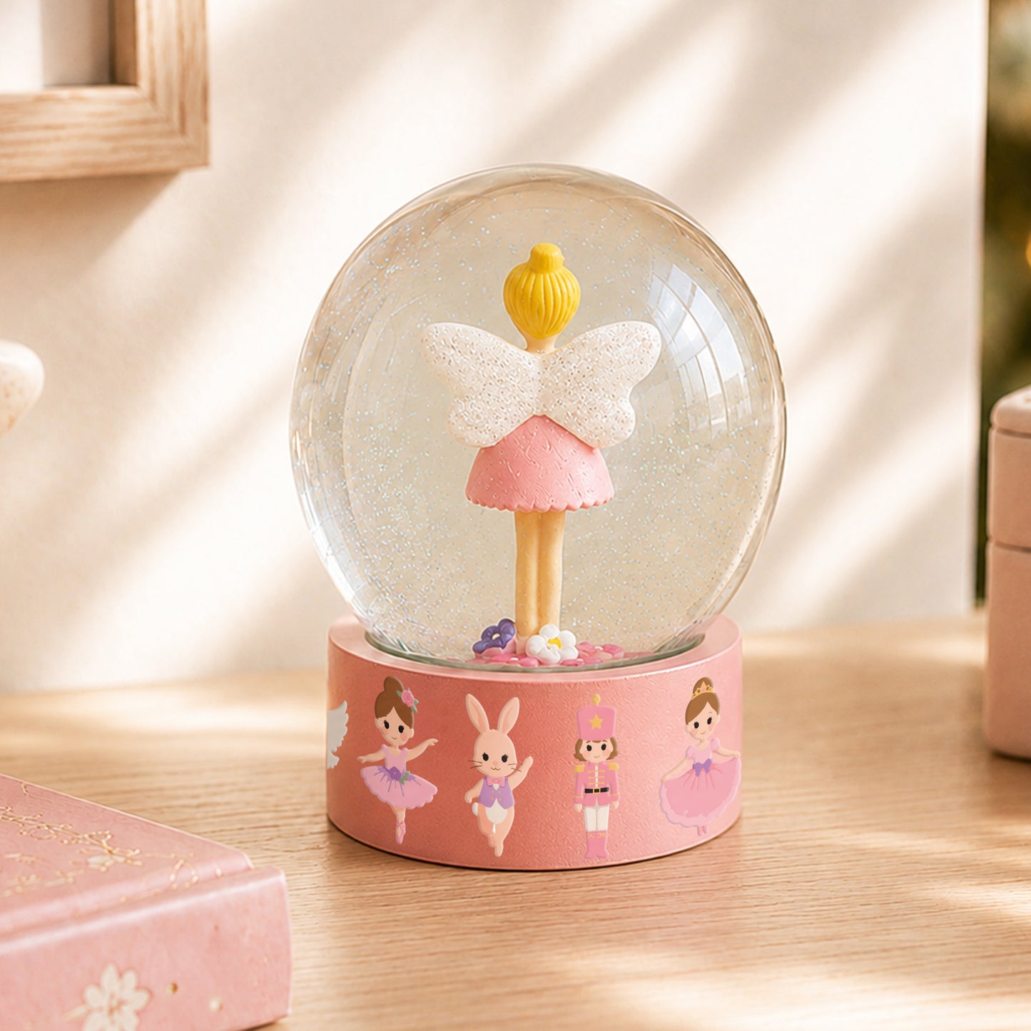 Personalised Nutcracker Characters Fairy Snow Globe