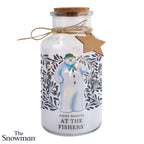 Personalised The Snowman Botanical LED Jar