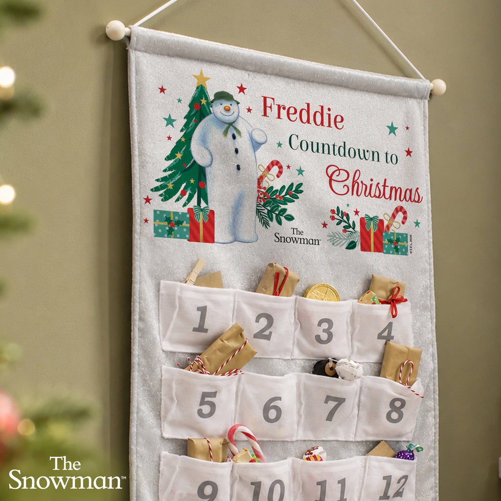 Personalised The Snowman Christmas Wishes Advent Calendar
