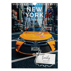 Personalised A4 New York Calendar