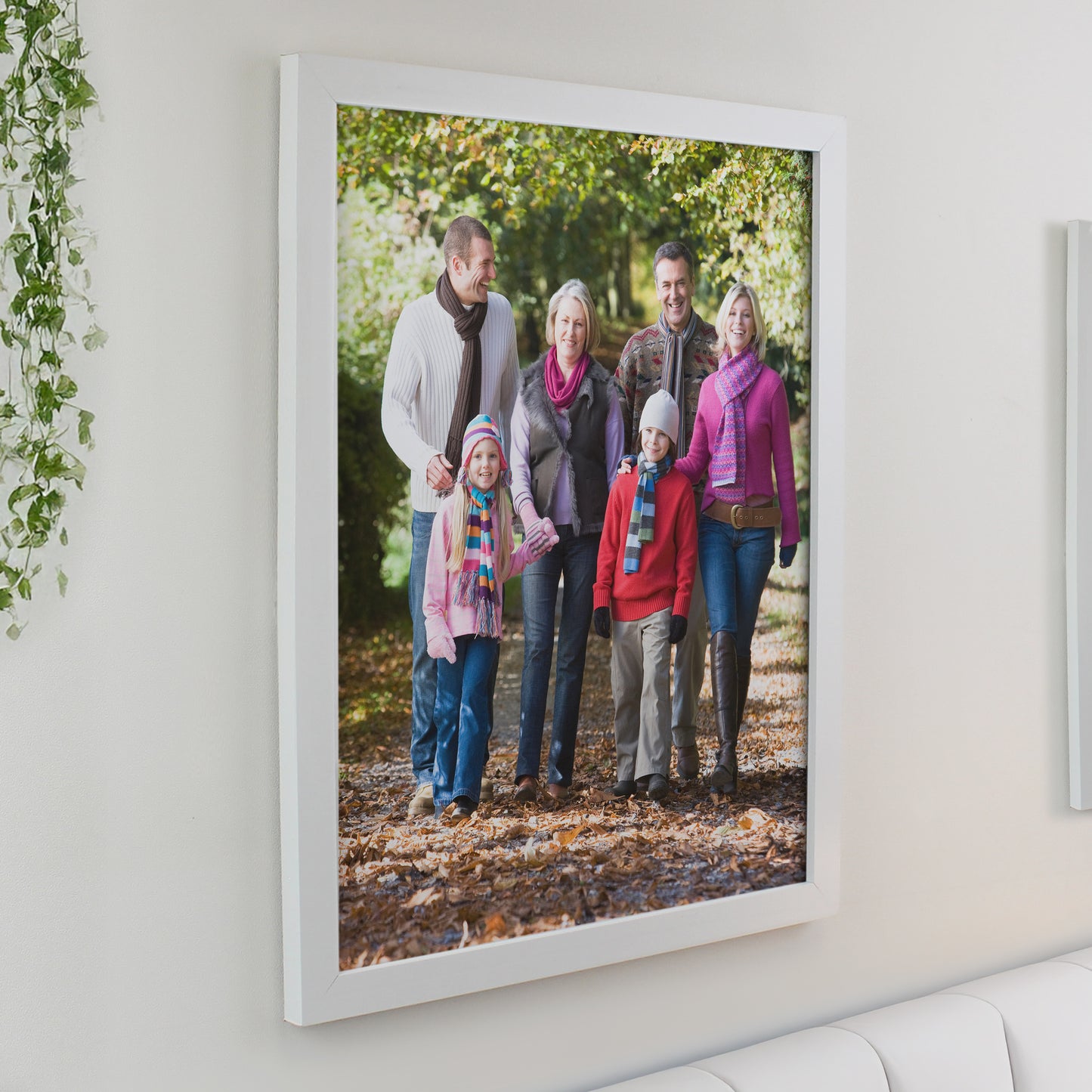 Personalised Photo Upload White Poster Frame