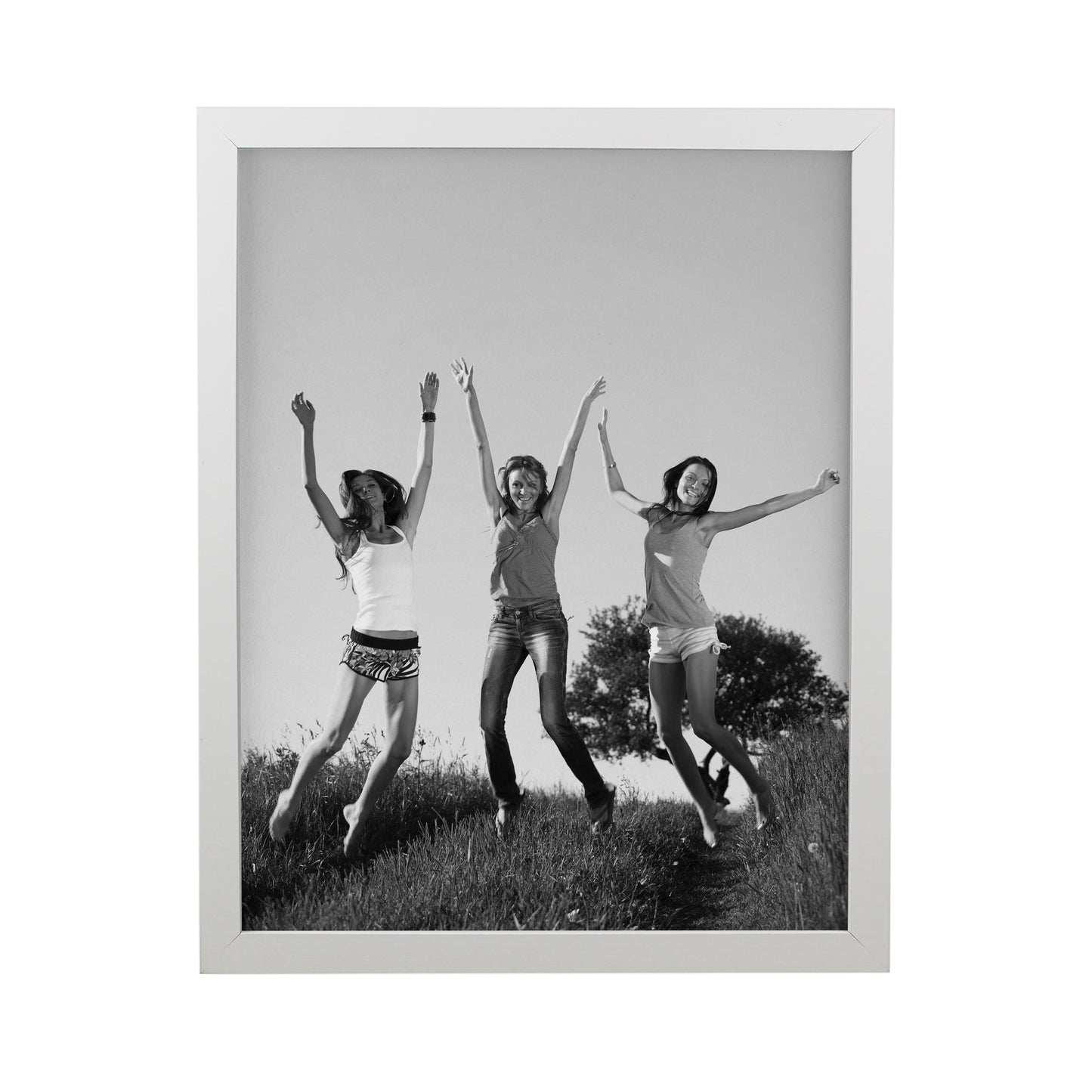 Personalised Photo Upload White Poster Frame