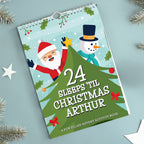 Personalised 24 Sleeps Christmas Activity Advent Calendar