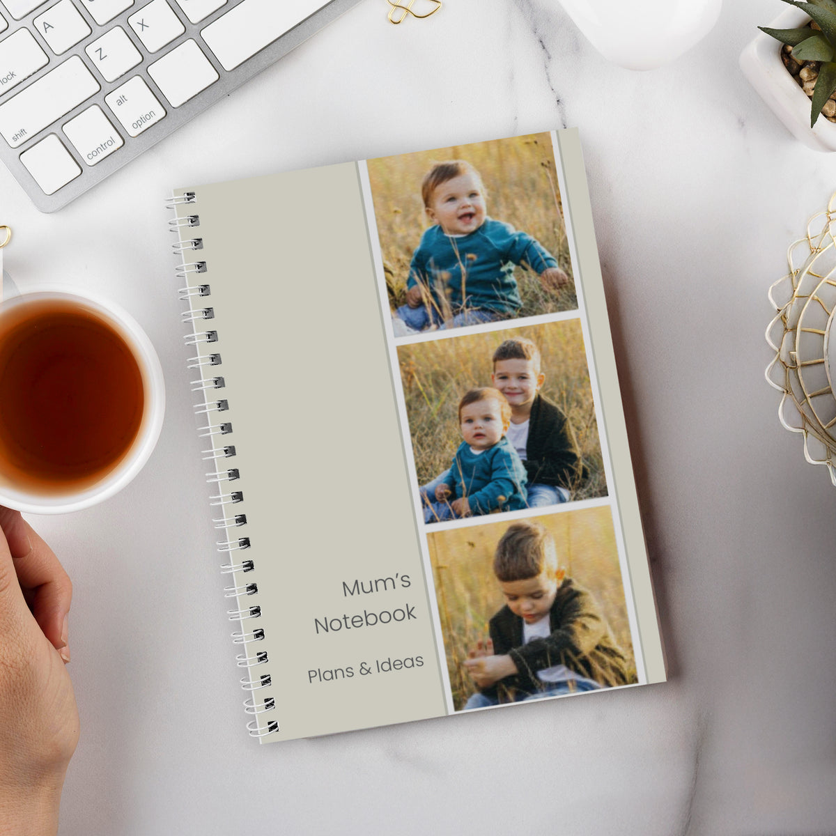 Personalised Photo Upload Strip Notebook