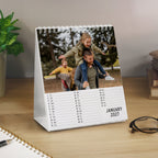 Personalised Photo Upload Desk Calendar
