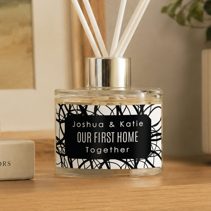 Personalised Scribble Reed Diffuser