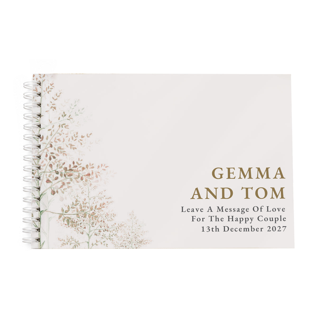 Personalised Pastel Tree Guest Book