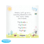 Personalised Tiny Tatty Teddy Learning Adventure Book