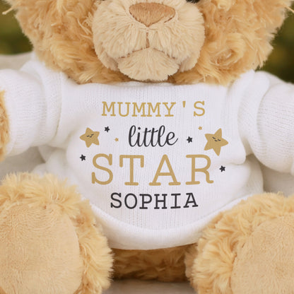 Personalised Little Star Teddy Bear