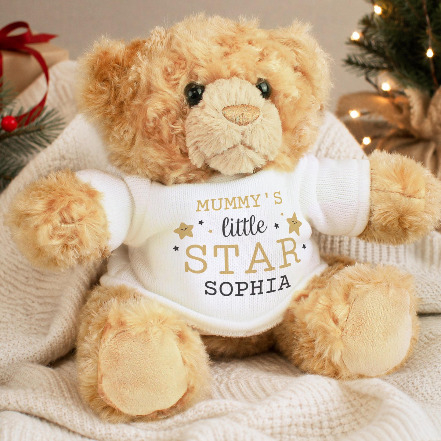 Personalised Little Star Teddy Bear