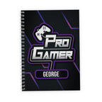 Personalised Pro Gamer A5 Notebook
