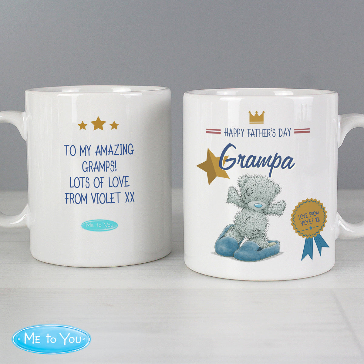 Personalised Me to You Slippers Mug