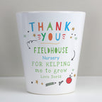 Personalised Thank You Teacher Plant Pot