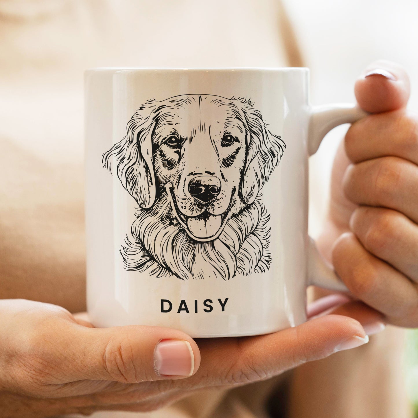 Personalised Dog Mug – Choose from 16 Dog Breeds | Custom Name & Message
