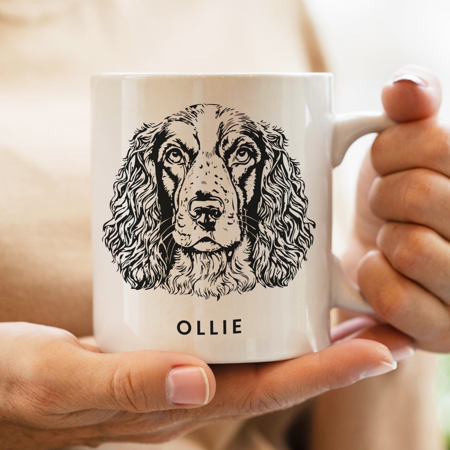 Personalised Dog Mug – Choose from 16 Dog Breeds | Custom Name & Message