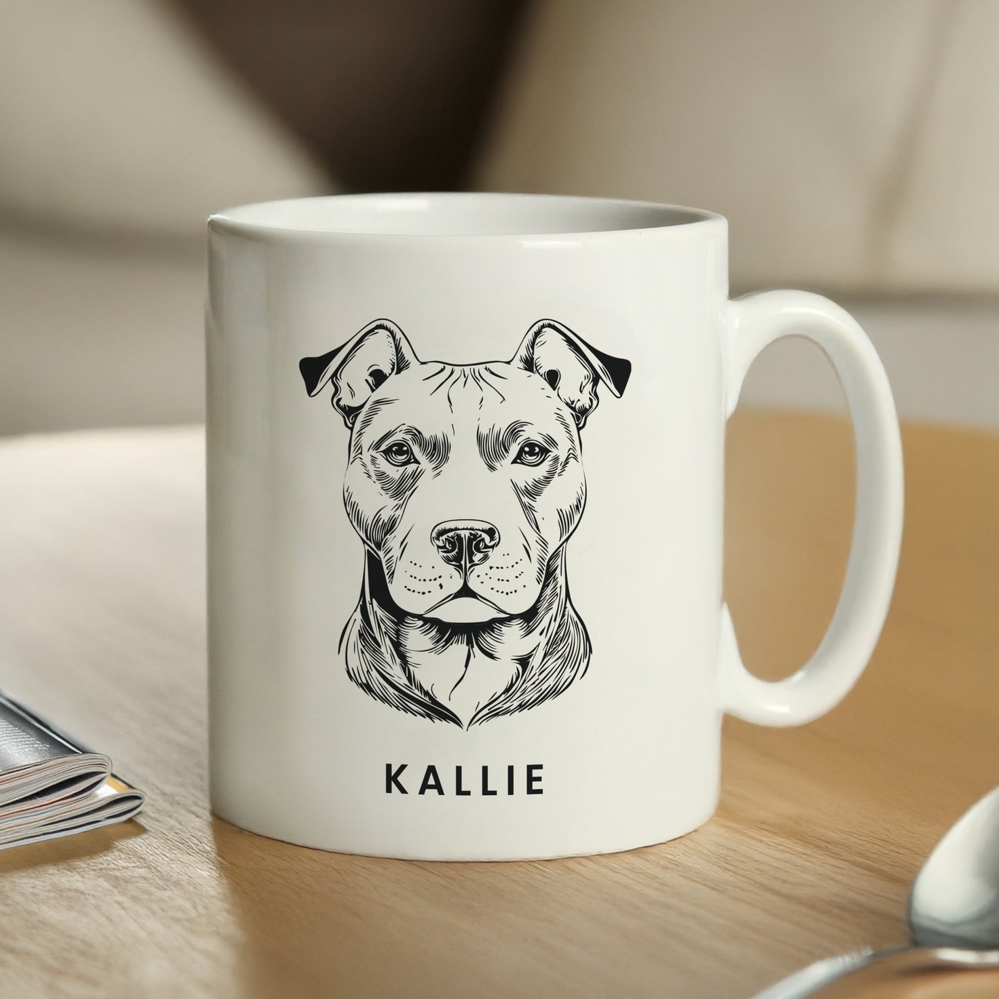 Personalised Dog Mug – Choose from 16 Dog Breeds | Custom Name & Message