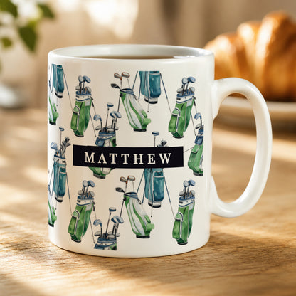 Personalised Golf Bag Mug