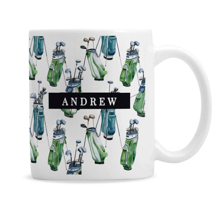 Personalised Golf Bag Mug