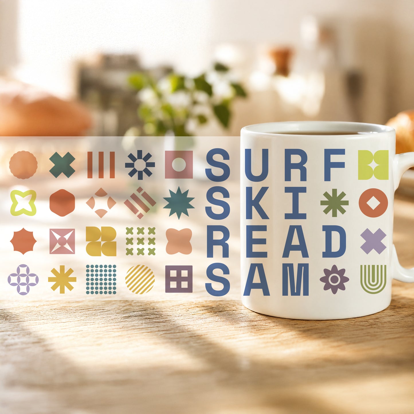 Personalised Hobbies Blue Mug