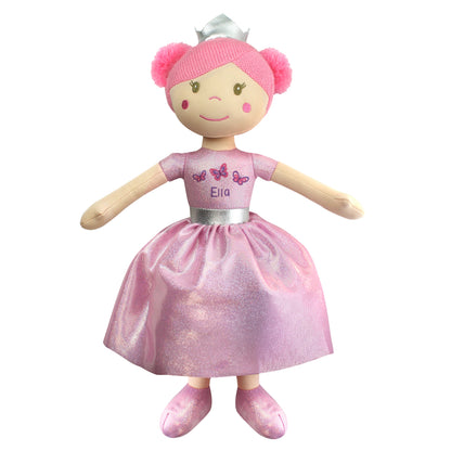 Personalised Butterfly Princess Rag Doll