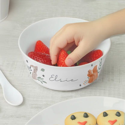 Personalised Woodland Animals Breakfast Set
