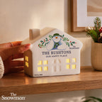 Personalised The Snowman Botanical LED House