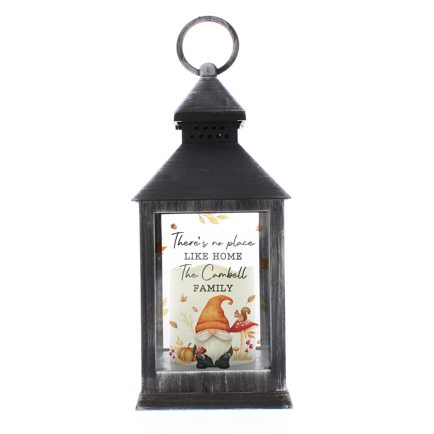 Personalised Autumn Gonk LED Lantern