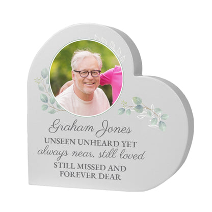 Personalised Wedding Memory Table Heart Ornament