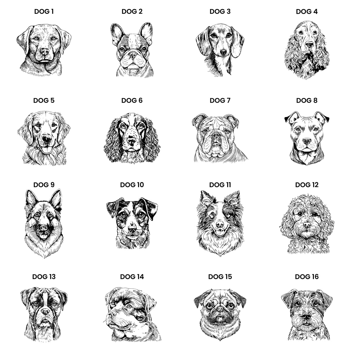 Personalised Dog Breed Memorial Large Keepsake Box