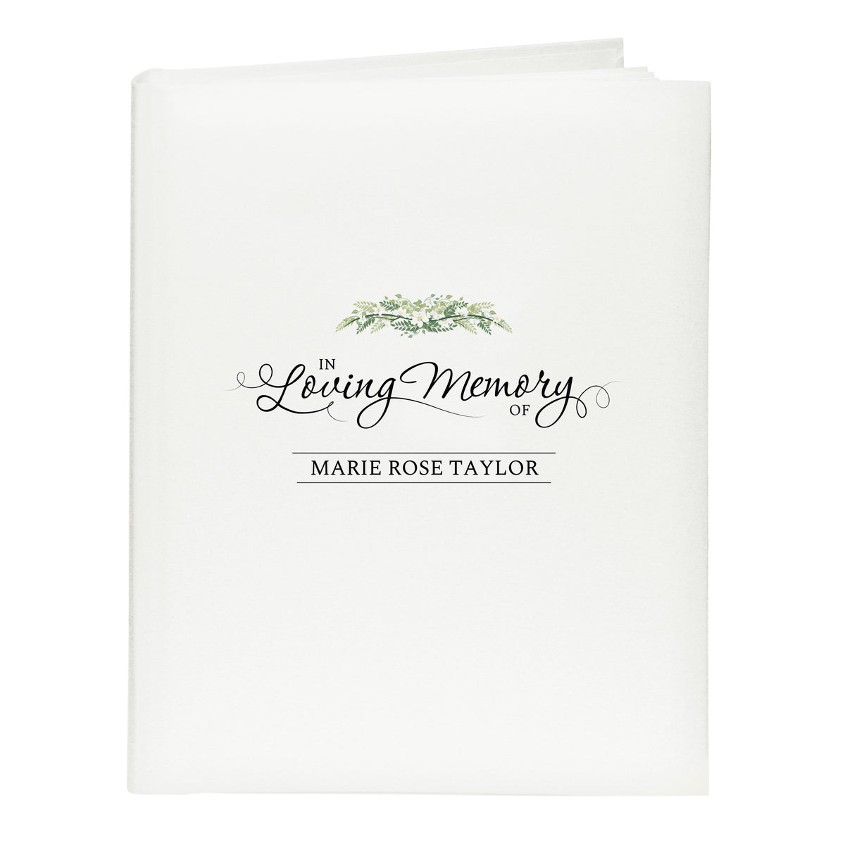 Personalised In Loving Memory Traditional Photo Album